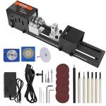 VEVOR Precision Mini Wood Lathe with 7 Speeds