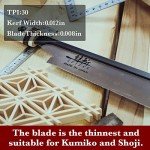 SUIZAN 8" Japanese Dozuki Pull Saw, Precision Blade