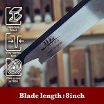 SUIZAN 8" Japanese Dozuki Pull Saw, Precision Blade