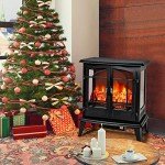 25-Inch Electric Fireplace with Realistic 3D Flames