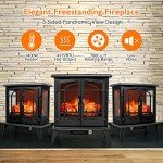 25-Inch Electric Fireplace with Realistic 3D Flames