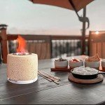 Aobaks Portable Indoor/Outdoor Fire Pit Table