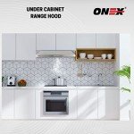 ONEX 24" Stainless Steel Under Cabinet Range Hood