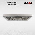 ONEX 24" Stainless Steel Under Cabinet Range Hood