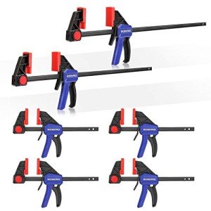 WORKPRO One-Handed Bar Clamps Set - 6-Pack