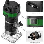 JiGiU 800W Compact Wood Trimmer with Variable Speed