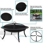 Sunnydaze 29-Inch Portable Round Fire Pit