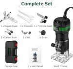 JiGiU 800W Compact Wood Trimmer with Variable Speed
