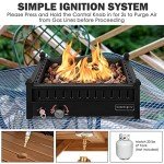 Tangkula Portable Tabletop Propane Fire Pit
