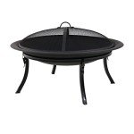 Sunnydaze 29-Inch Portable Round Fire Pit