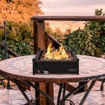 Tangkula Portable Tabletop Propane Fire Pit