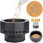 Portable Smokeless Fire Bowl for Camping & Picnics