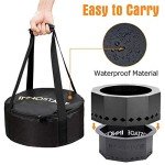 Portable Smokeless Fire Bowl for Camping & Picnics
