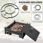 Tangkula Portable Tabletop Propane Fire Pit