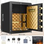 Fireproof Waterproof Home Security Safe and Bag