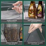 JEISSLIA Lazy Susan Storage Containers - Food Safe