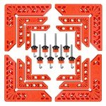 Relitec 90-Degree Woodworking Clamp Set, 12 Pieces