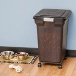 IRIS 67-Quart Airtight Pet Food Container - Black