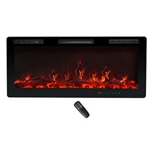 C-Hopetree 106cm Electric Fireplace with Remote Control