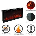 C-Hopetree 106cm Electric Fireplace with Remote Control