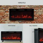 C-Hopetree 106cm Electric Fireplace with Remote Control