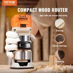 VEVOR Compact Wood Router Tool with Cutters