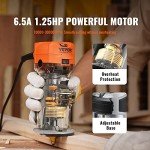 VEVOR Compact Wood Router Tool with Cutters