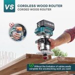 Avhrit Cordless Compact Router Tool with Bits