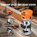 VEVOR Compact Wood Router Tool with Cutters
