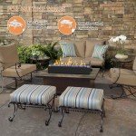 71.1 cm Rectangular Propane Patio Fire Pit