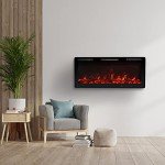 C-Hopetree 106cm Electric Fireplace with Remote Control
