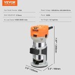 VEVOR Compact Wood Router Tool with Cutters