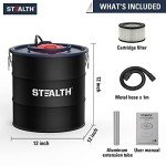 Stealth EMV05S Ash Vacuum - 1.8L, Black/Blue
