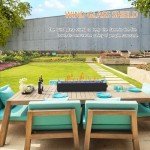 71.1 cm Rectangular Propane Patio Fire Pit