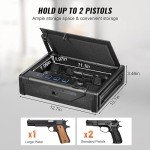 VEVOR Biometric Safe with Fingerprint and Key Access