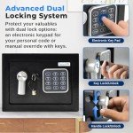 Compact Security Safe for Firearms and Valuables