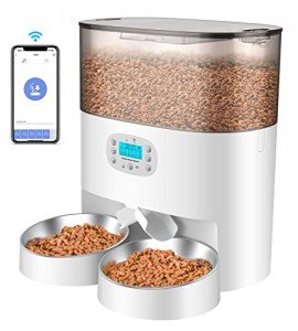 HoneyGuaridan 6L Automatic Feeder for Cats and Dogs