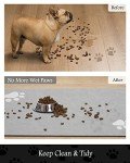 Absorbent Dog & Cat Food Bowl Mat - Light Grey