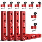 90° Positioning Squares for Woodworking Projects - 4 Pack