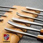 Premium 12-Piece Wood Carving Chisel Kit