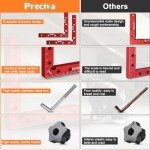 90° Positioning Squares for Woodworking Projects - 4 Pack