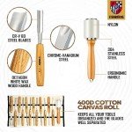 Premium 12-Piece Wood Carving Chisel Kit