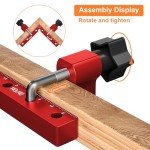 90° Positioning Squares for Woodworking Projects - 4 Pack