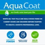 Aqua Coat White Cabinet Wood Grain Filler Gel