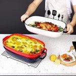 Large 6 Quart Rectangular Ceramic Baking Dish