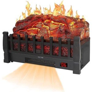 1500W Portable Fireplace with Remote Control