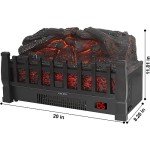 1500W Portable Fireplace with Remote Control