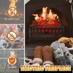 1500W Portable Fireplace with Remote Control