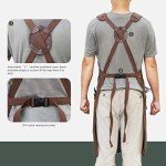 Woodworking Apron with 9 Pockets and Magnetic Holders