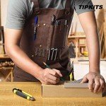 Woodworking Apron with 9 Pockets and Magnetic Holders